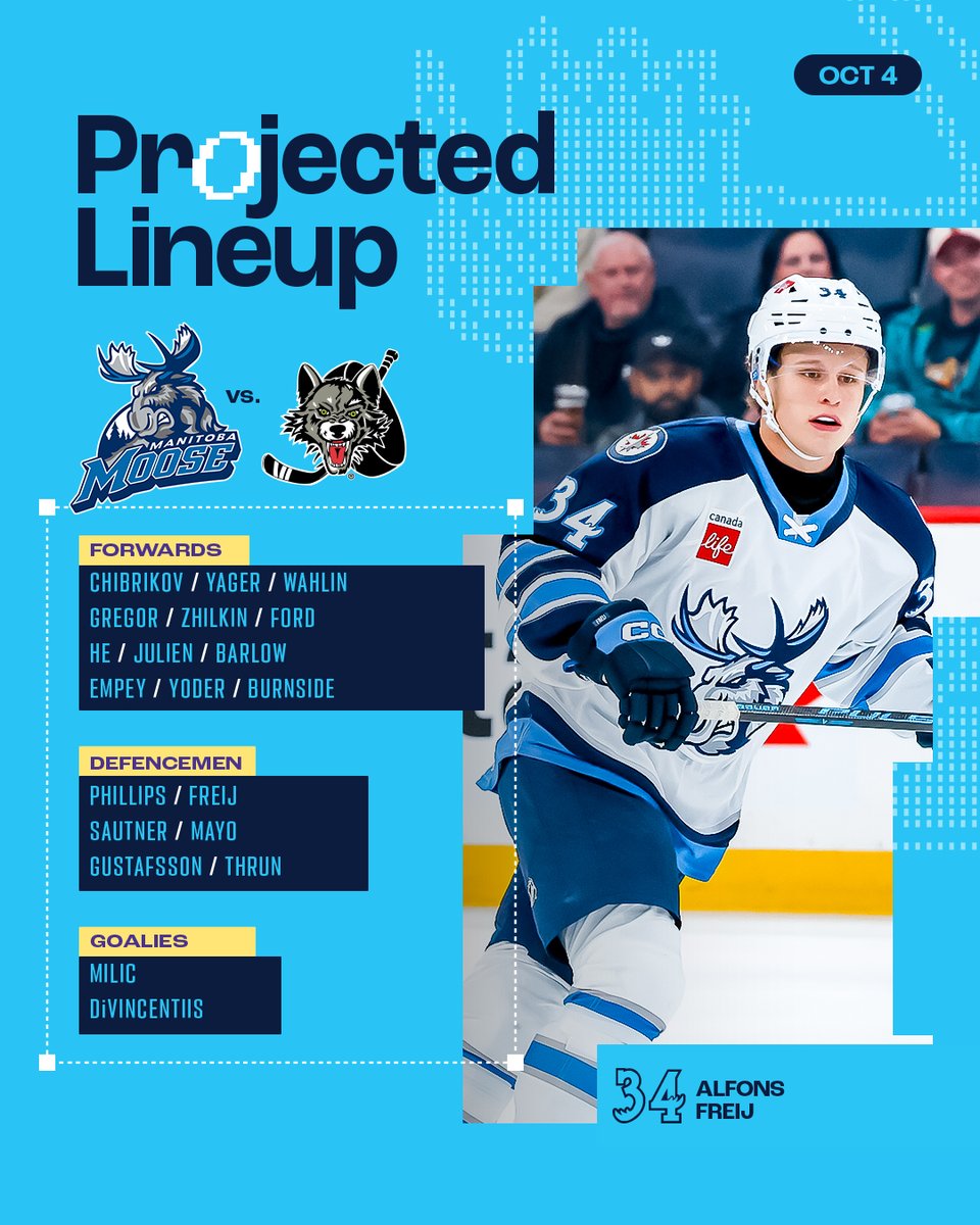 FranceJets's tweet photo. 2ème match pour le Moose de Manitoba face aux Wolves de Chicago https://t.co/7yL97qLu6z