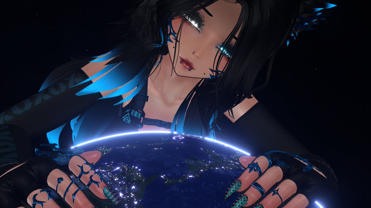 JadeSquirrel_'s tweet photo. The world can't hold me anymore now that I've gotten this big~ I guess I'll just have to be its protector now #sizetwitter #sizevrc #giantess #sizevr #VRChat https://t.co/aU8rrGbXIC