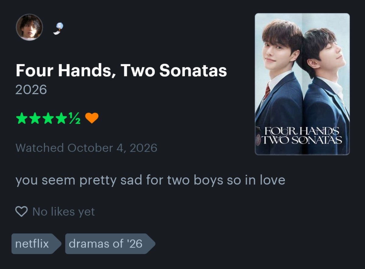 iloveluora4ever's tweet photo. might be my one of my favorite shows of all time i truly loved you four hands two sonatas https://t.co/FjvPsbtLZC