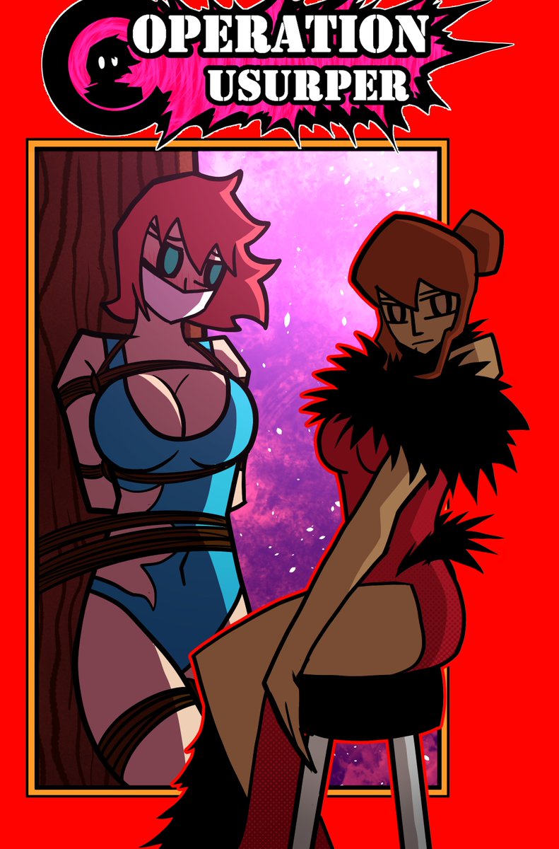 DatSpicyArtBud's tweet photo. FIRST EP for   OPERATION USURPER 
IS GONNA DROP TOMMOROW! A build up for some action heheh  hope yall are ready to see some damsels in distress!

heres a fun extra cover for this novel/Comic hybrid thing!

honestly idk what to call it other than that https://t.co/yHYRSUTpSq
