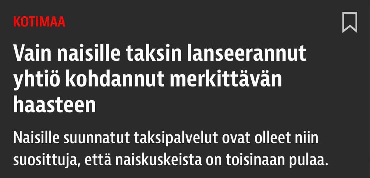 ramikurimo's tweet photo. ”Naisille suunnattu”

Jos yhä useampi nainen joutuu Lähi-idästä tai Pohjois-Afrikasta kotoisin olevan taksikuskin raiskaamaksi, onko yllättävää, että naistaksikuskien kysyntä on kasvussa?

Lähde: IL https://t.co/qzzzBB0Xle