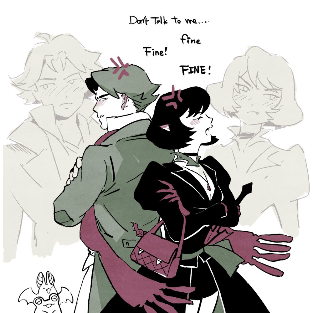 jade543wu's tweet photo. Lovers' quarrel?
#batcase #deadlock https://t.co/tyUKbXR6Kq