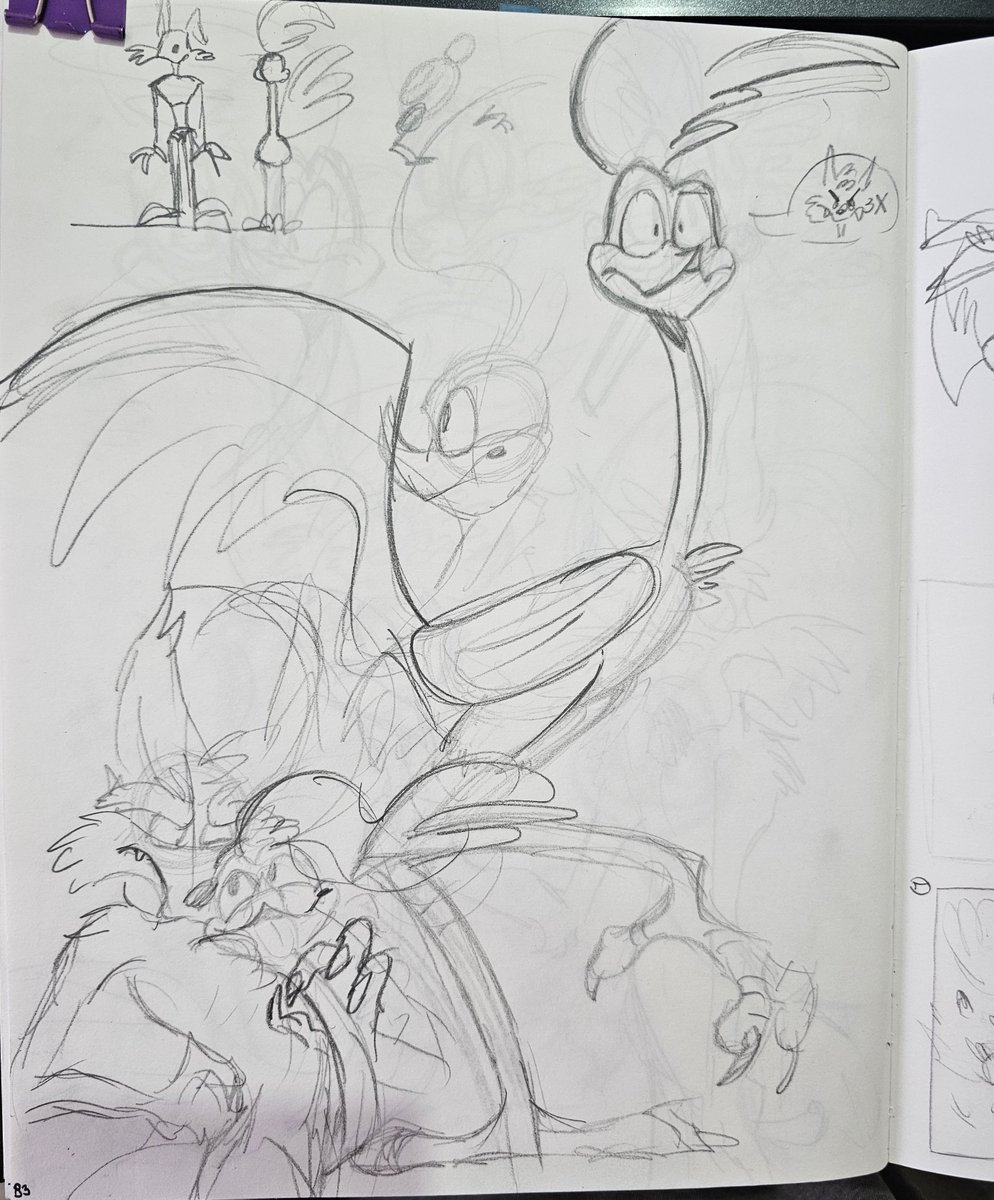 cannibalbread's tweet photo. Estos son algunos bocetos que hice para ver como iba a dibujar al Wali e y al Correcaminos (sigo peleándome como el correcaminos) también hice un RevTec porque no? 
#wileroadㅤㅤ #looneytunesㅤㅤㅤ #artistoftwitter https://t.co/mRgw4pi0og