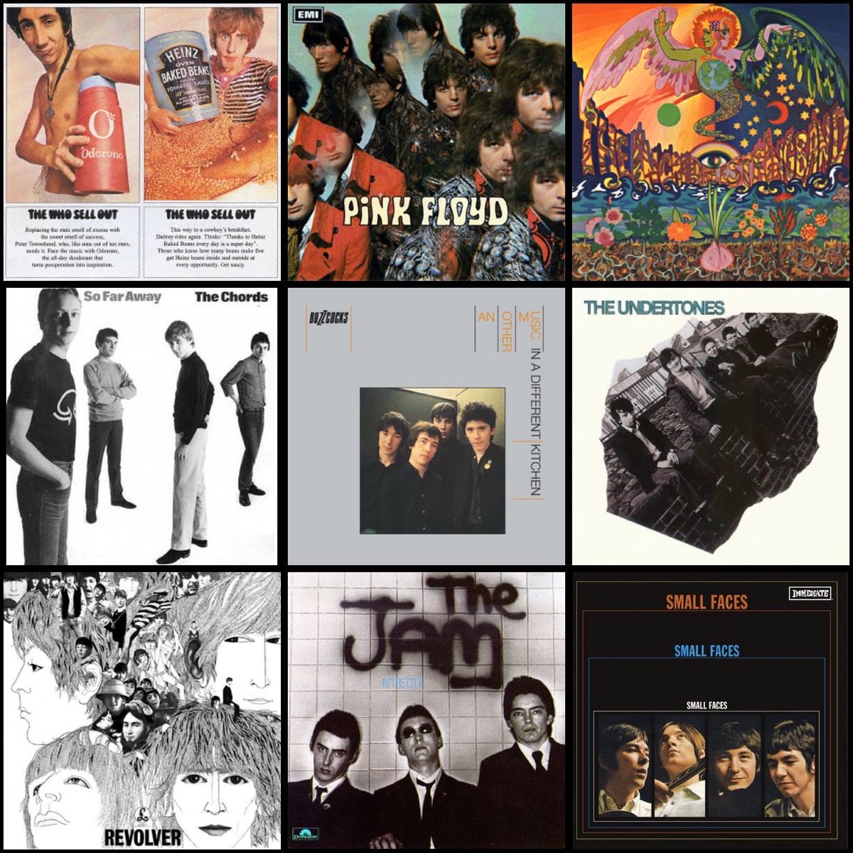 makingtimeuk's tweet photo. My nine albums. The sounds that made me. https://t.co/p17dWSVhQp