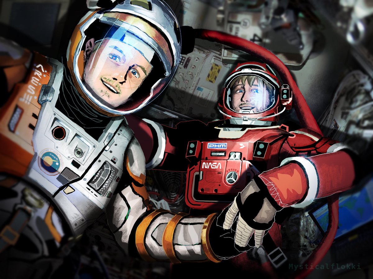mysticalflokki's tweet photo. The Martian and the Eridian #markwatney #rylandgrace #projecthailmary #themartian https://t.co/gcQnEiv9jA