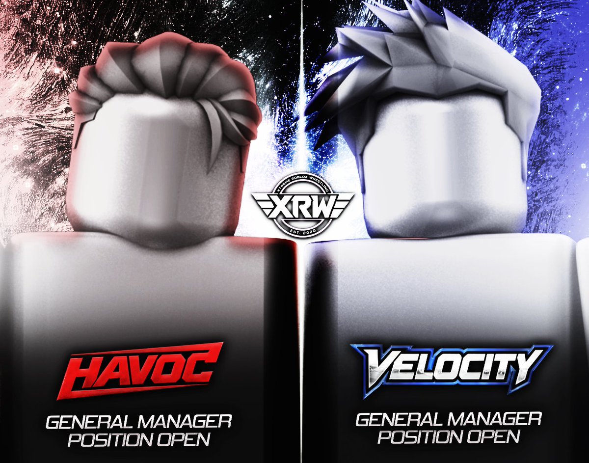XRWNation's tweet photo. Right before the #XRWDraft commences, we're looking to hire TWO General Managers to run the following brands:

🔴 Tuesday Night Havoc at 7:30PM ET
🔵 Saturday Night Velocity at 7:30PM ET

If you think you have what it takes, the MOTIVATION &amp; the DRIVE, feel free to CONTACT US! https://t.co/oTwXi58TT0
