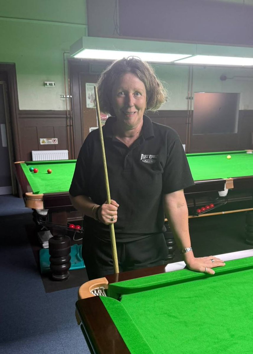 EPSBofficial's tweet photo. DAVIDSON DOES THE DOUBLE 🏆 Tessa Davidson has beaten Selina Dean 2-0 to win her second Cue Sports Yorkshire English Women's Tour event of the weekend at The Winchester! Davidson did not lose a frame across the two days 👏 #EnglishSnooker dlvr.​it/TVmnFB https://t.co/QBJf2ncO9G