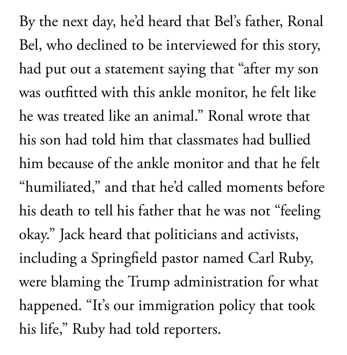BaileyCarlin's tweet photo. Jesus Christ, man.

Sickening. Horrors you dare not believe being enacted against human beings in this country. Harrowing. https://t.co/4F1HnbZxyk