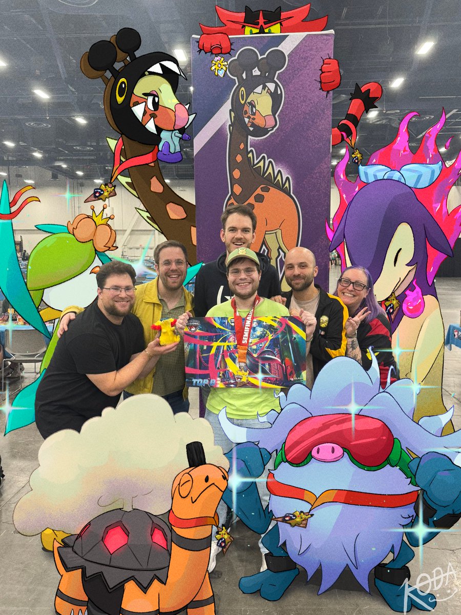 kodaolio's tweet photo. some old and some new!
happy to still have some old Sw/Sh era vgc pieces!
throwback to the fusions metagame too, that was a lot of fun
#Pokémon #PlayPokemon #Pokemonartㅤ 

@profshroomish @TBFUnreality @fevzioe @Thunderblunder7 https://t.co/bVVW64ElV6