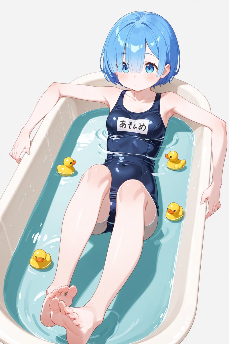 noreszaiart's tweet photo. It’s bath time with the ducks. 🛀🦆
#aiart #aiartwork https://t.co/wfSoI53l5C