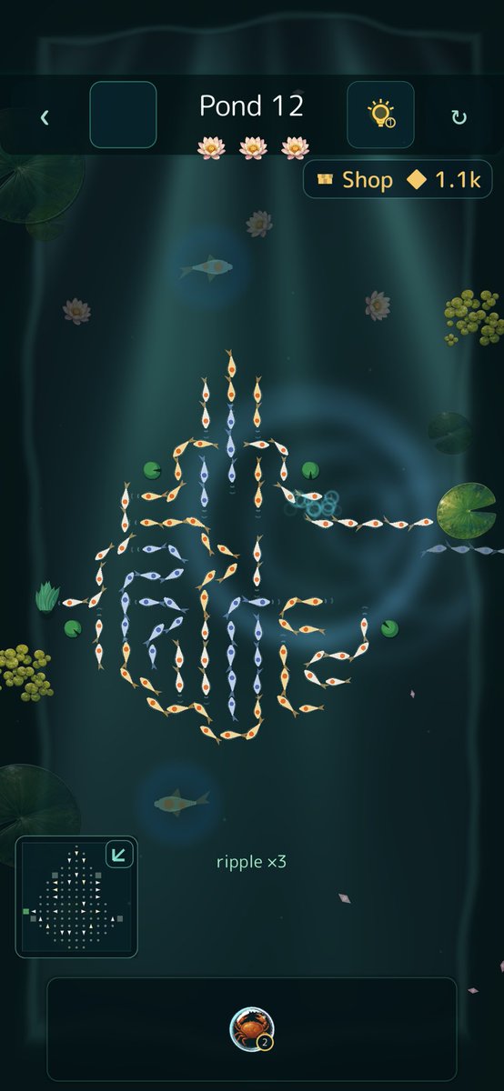 AlienMageZombie's tweet photo. @GamefolioGG A Calm koi fish pond puzzle to calm your nerves https://t.co/HdehoYOg47