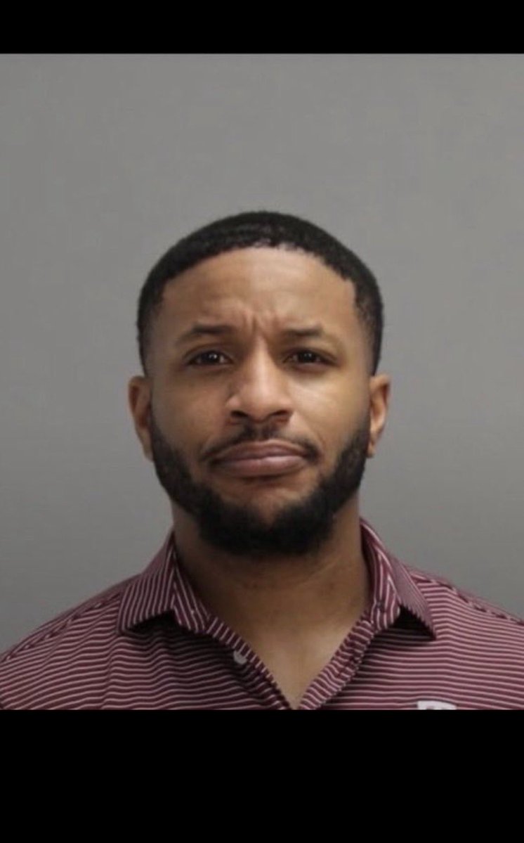 peakarchive's tweet photo. BenDaDonnn and his security guard’s mugshots after being tased and arrested following the Texas A&amp;M football game

BOND $7,000 for evading arrest https://t.co/9XmdLcHB9s