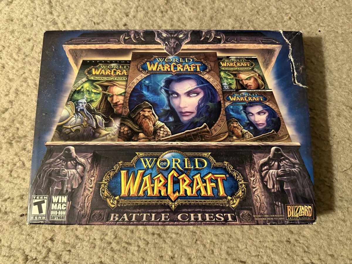 FairlessKT's tweet photo. Cleaning my room and found this - talk about a throwback

I think they were on expansion 2 or 3 when i bought this, with the impression i would join my friends beyond the free trial before i realized i could not afford the WoW lifestyle lol https://t.co/T843QWJv7K