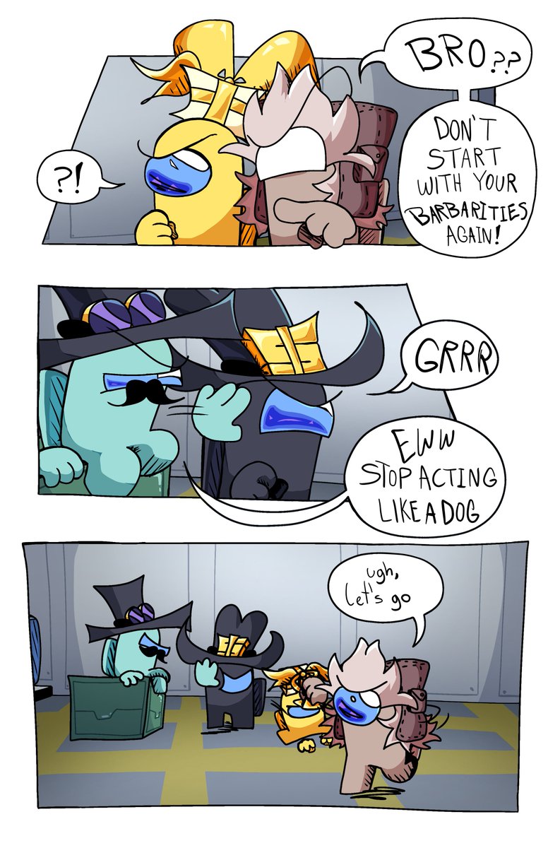 SofMark_'s tweet photo. Finally getting inside the skeld huh,.,, oh? What's that dialogue? Tragic crew backstory? Oh it's surely nothing
#amongusart #amongusoc #amonguscomic #amongustwt #spacedanger https://t.co/X2HnhpFJ4l