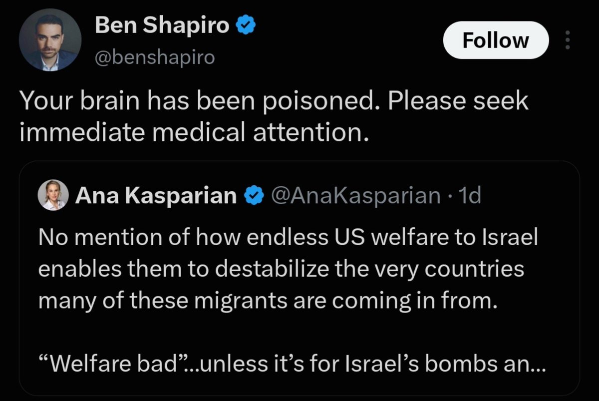 DeTocqueville14's tweet photo. Ana Kasparian is undeniably correct in her analysis.

You might not like her ideology, but facts don't care about your feelings, Ben. https://t.co/JmxXZdm5Lv