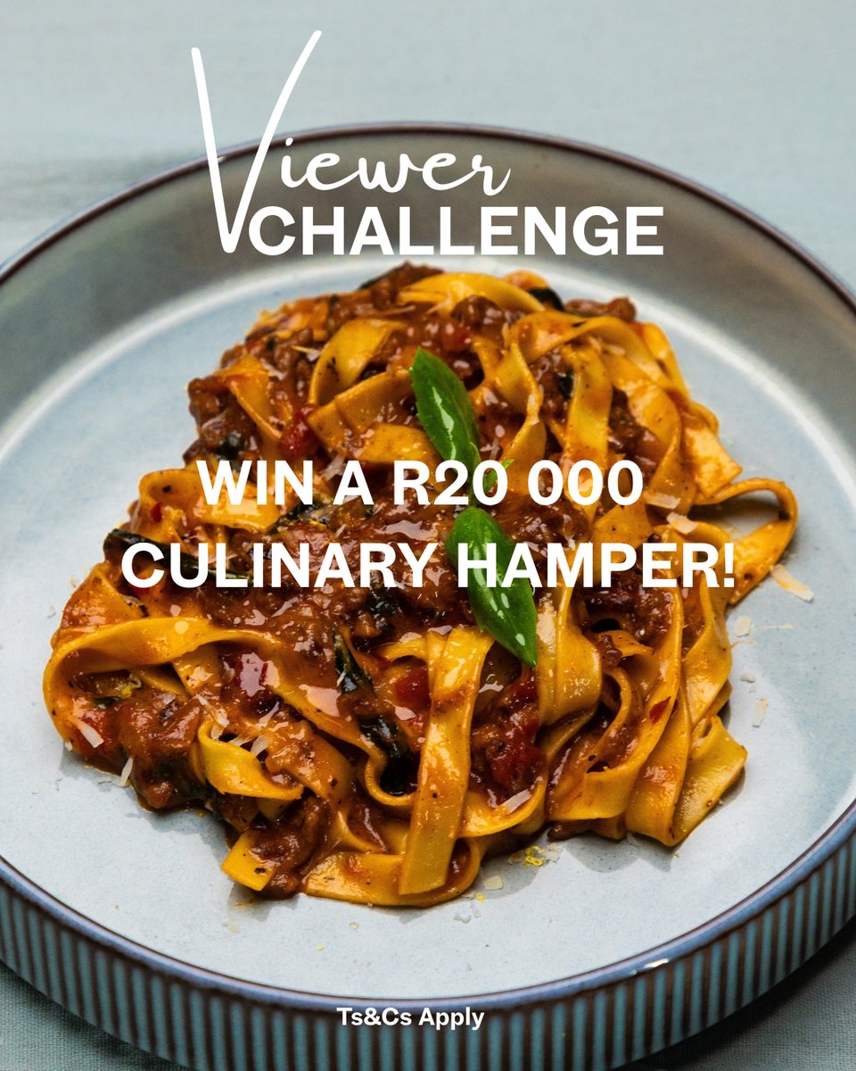 TasteMaster_SA's tweet photo. Stand the chance to WIN a year’s supply of @_CloverSA products and a @KitchenAidAfric Classic Mixer and cookbook  valued at R20,000!

To enter create your own fresh pasta dish inspired by this week’s challenge, using Clover products.

Share a photo or video of your creation and a description of what you made and tag @TasteMaster_SA, @_CloverSA and  include #TheTasteMasterJunior and #CloverMadeWithLove. Ts&Cs apply. https://t.co/9UMXL9A20n