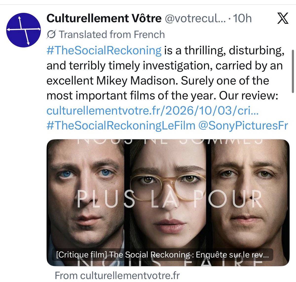 h85247740's tweet photo. @glindanora Mikey is getting high praise. And coming from a movie where the director’s terrible movies get Oscar nominations (Being The Ricardo’s performances weren’t even praised and yet it still got a shocking 3 acting Oscar nominations) https://t.co/dN8Q4D44AY