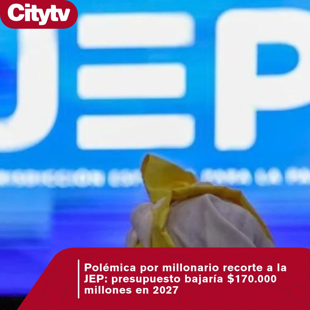 Citytv's tweet photo. #Noticias | 💰La propuesta del Gobierno desató un nuevo choque con la JEP, que advierte posibles afectaciones a víctimas, comparecientes y procesos judiciales. ¿Qué opina? ➡️ https://t.co/r9ZgnUfpCh https://t.co/2jKGw7cIEn