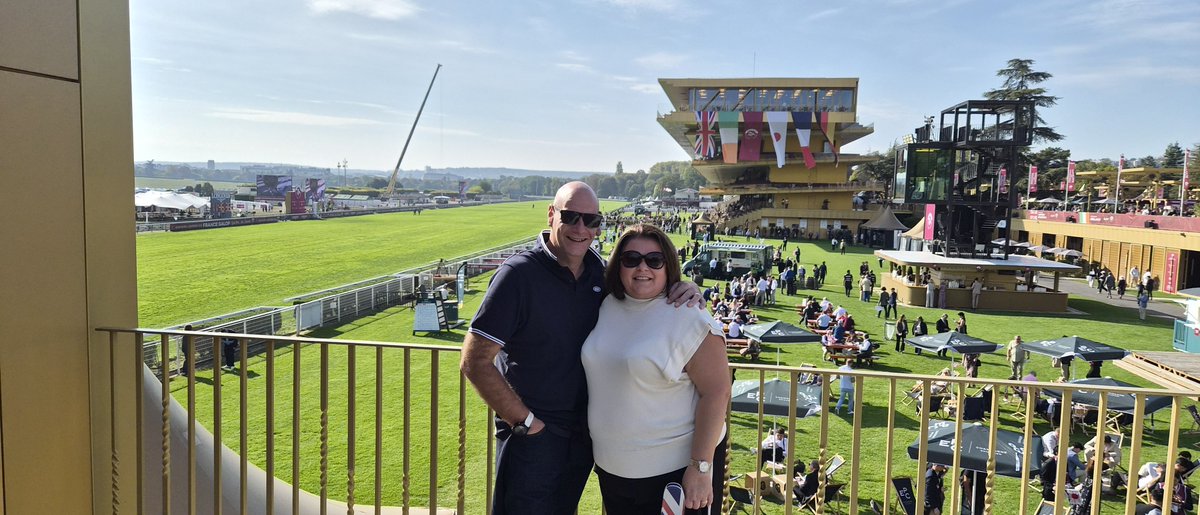 SBaxter77's tweet photo. What a day with @DBaxter76 at @paris_longchamp for the biggest #HorseRace in Europe, the #ArcDeTriomphe! By far the best #Racecourse I've ever been to, food amazing, prices unbelievable reasonable, 10 brilliant races, & after race 6 we finally landed a few winners & places! https://t.co/djX8FWCNlY
