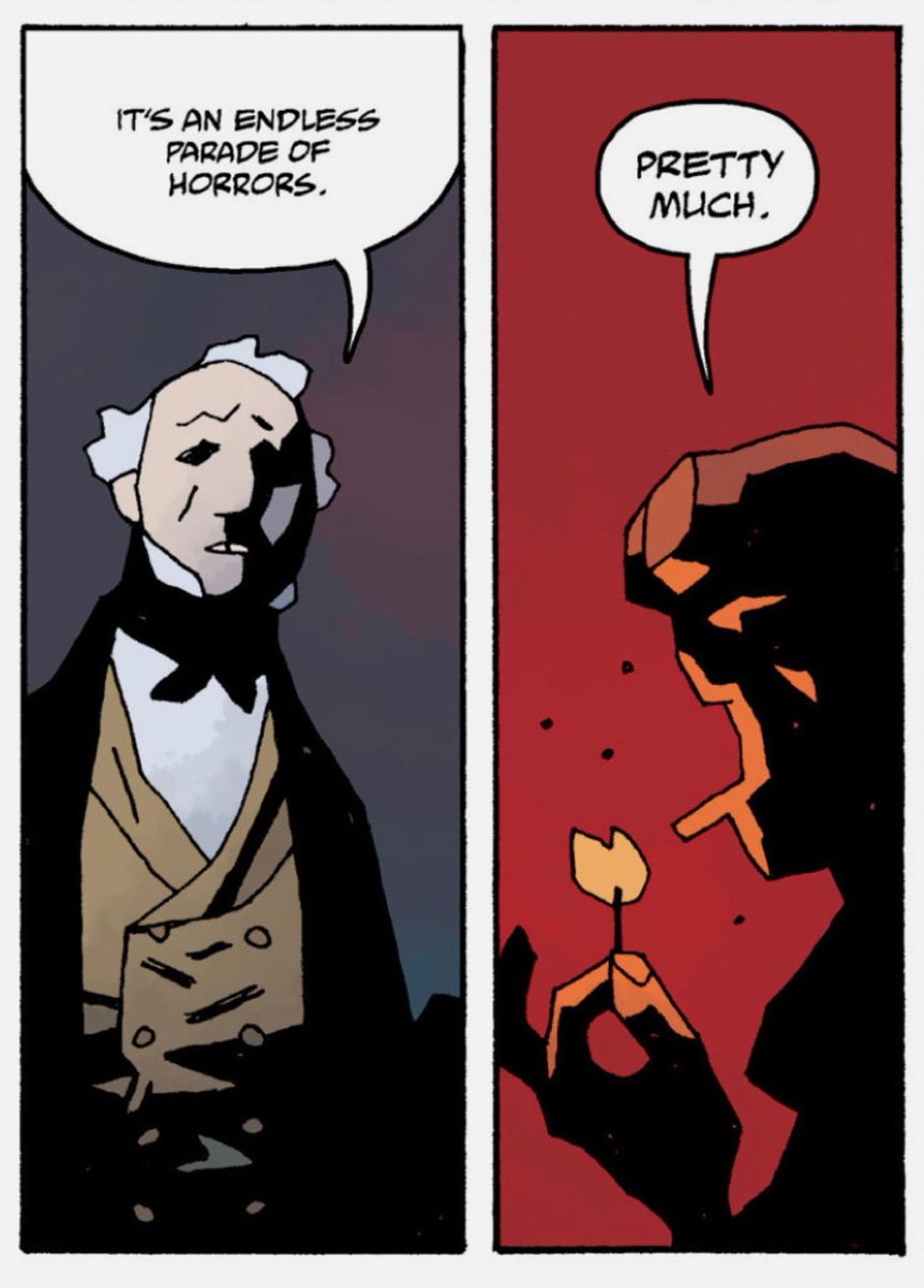 helycbranco's tweet photo. Art from Hellboy, by @artofmmignola. https://t.co/YJFaBmaBJv