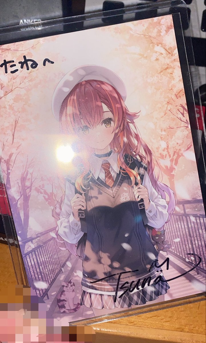 uta_chii_'s tweet photo. ちゅなのとどいた！！
あいかわらずうたねって名前の書き方可愛くて好き！！
でもなんかサイン所々消えててほんのちょっと悲しい😭
でもかえただけでのんとにうれしい♡
前回は何故かバグで応募すらできなかったからガチ嬉しい🥰🥰 https://t.co/nysG4TiZTv