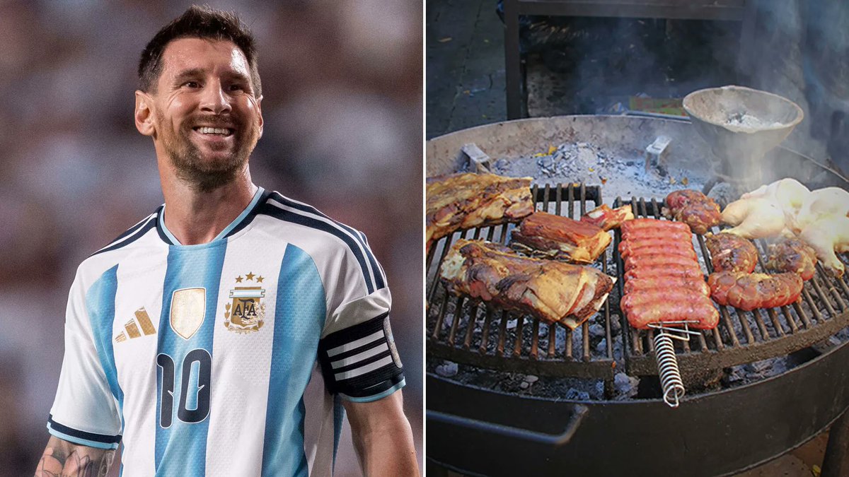 TouchlineX's tweet photo. 🚨 𝗡𝗘𝗪: Argentina are preparing a great BBQ, while the squad is awaiting Lionel Messi's arrival.

— @ESPNArgentina https://t.co/f4gu2iWwyc