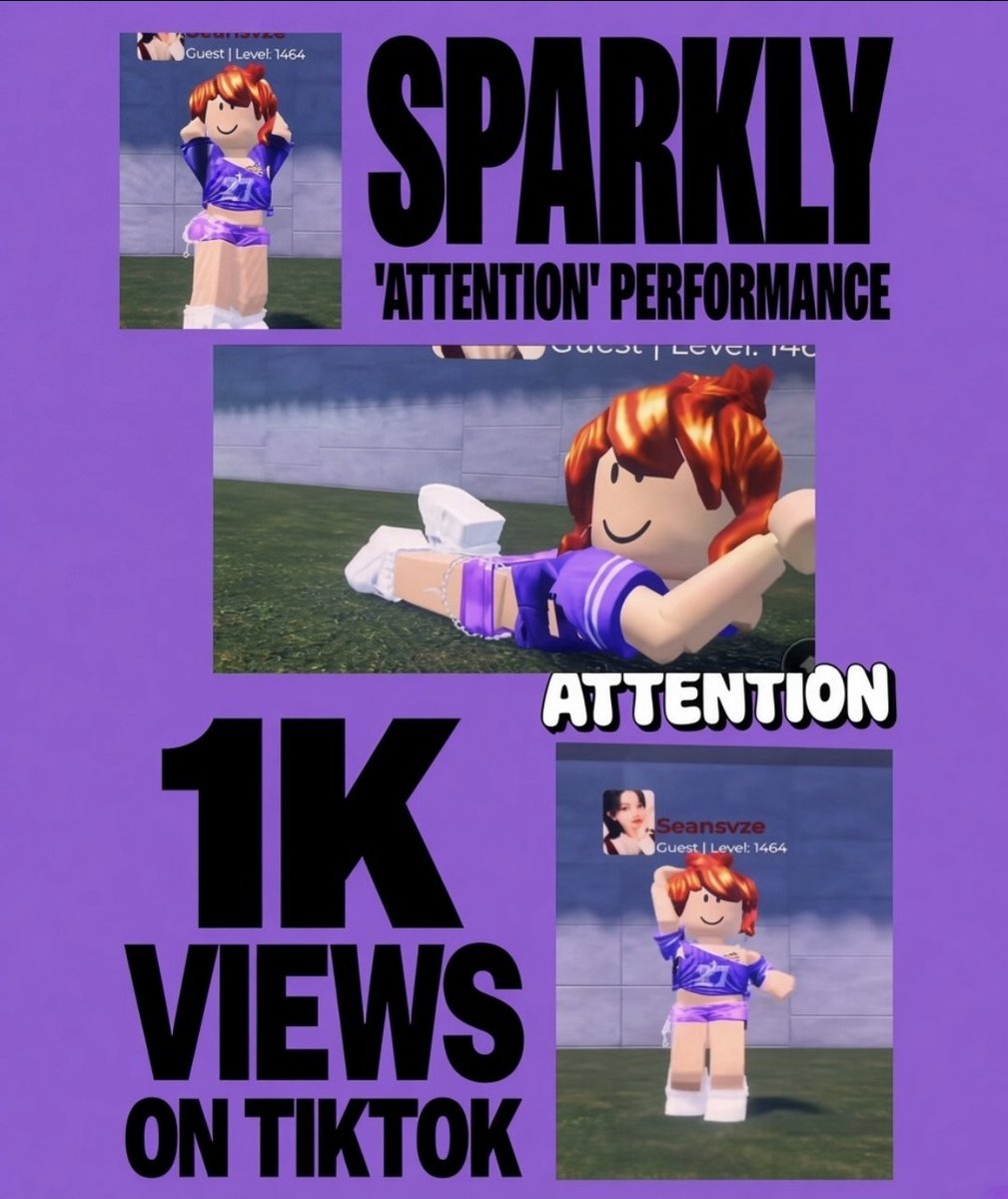 GLITCHGIRLSOFF's tweet photo. #SPARKLY 'Attention' Performance HITS 1K VIEWS on @tiktok_us

FANs worldwide, thank you so much!

'Attention' Performance https://t.co/R2I1zepImV

#GLITCHGIRLS #SPARKLY #GLITCHGIRLSDEBUT #NEWJEANS #ATTENTION #ERRORHER #TIKTOK https://t.co/Io1NPymCSy