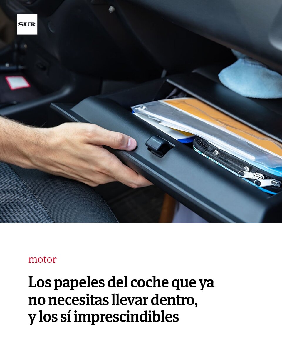 DiarioSUR's tweet photo. Ni la póliza ni el recibo del seguro son obligatorios en el coche desde 2008, aunque el vehículo sí debe contar con el seguro obligatorio correspondiente. https://t.co/iOjGC04zen
