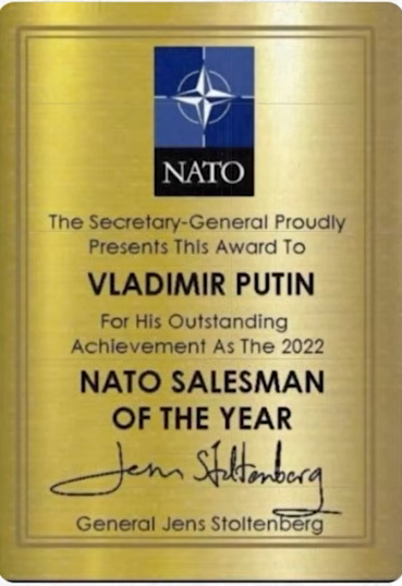 Saxophone_Harri's tweet photo. #NATOexpansion #PutinHitler https://t.co/E5psbSjAhP
