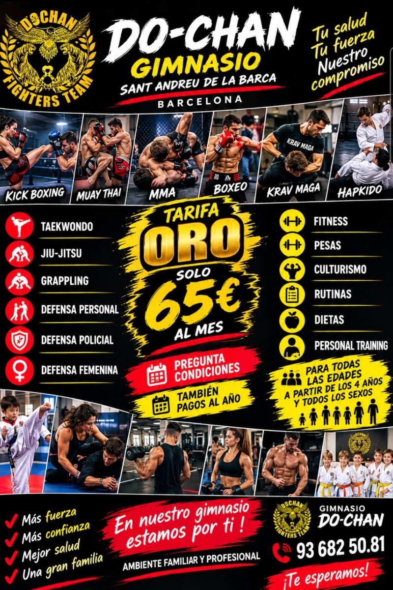 Gym_DoChan's tweet photo. Venga aprovecha y ponte en forma con profesionales del deporte. #dochangym https://t.co/hREeaPa3ZB