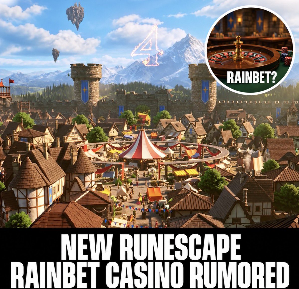 kirawontmiss's tweet photo. Jagex has announced a new RuneScape with a fresh start and a reset economy with rumors of an in-game Rainbet crypto casino👀 https://t.co/To19pGMzsC