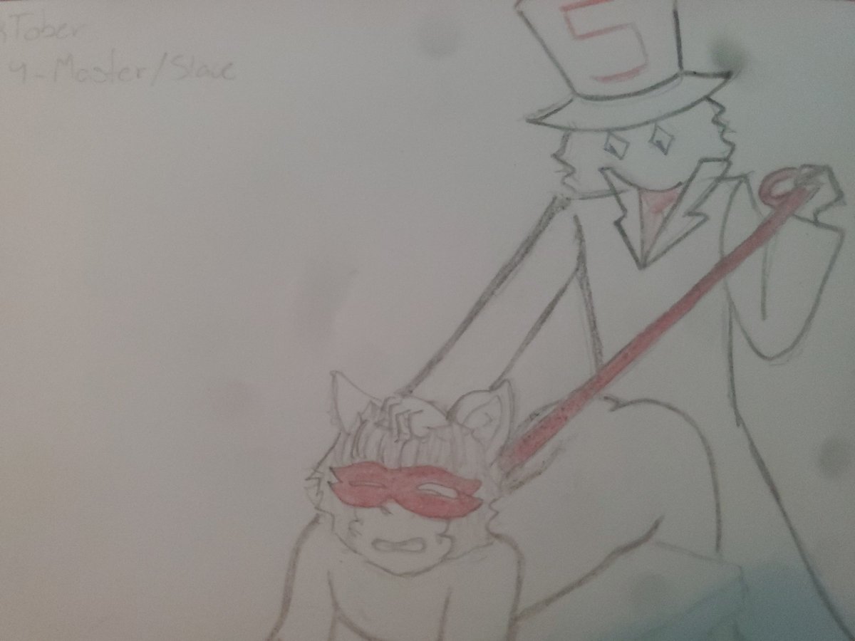 Engix_279's tweet photo. Day 4- Master/Slave i don't like to much this drawing, its kinda ugly #Kinktober #Freaksaken #Spectreblood https://t.co/eTzTEU7jts
