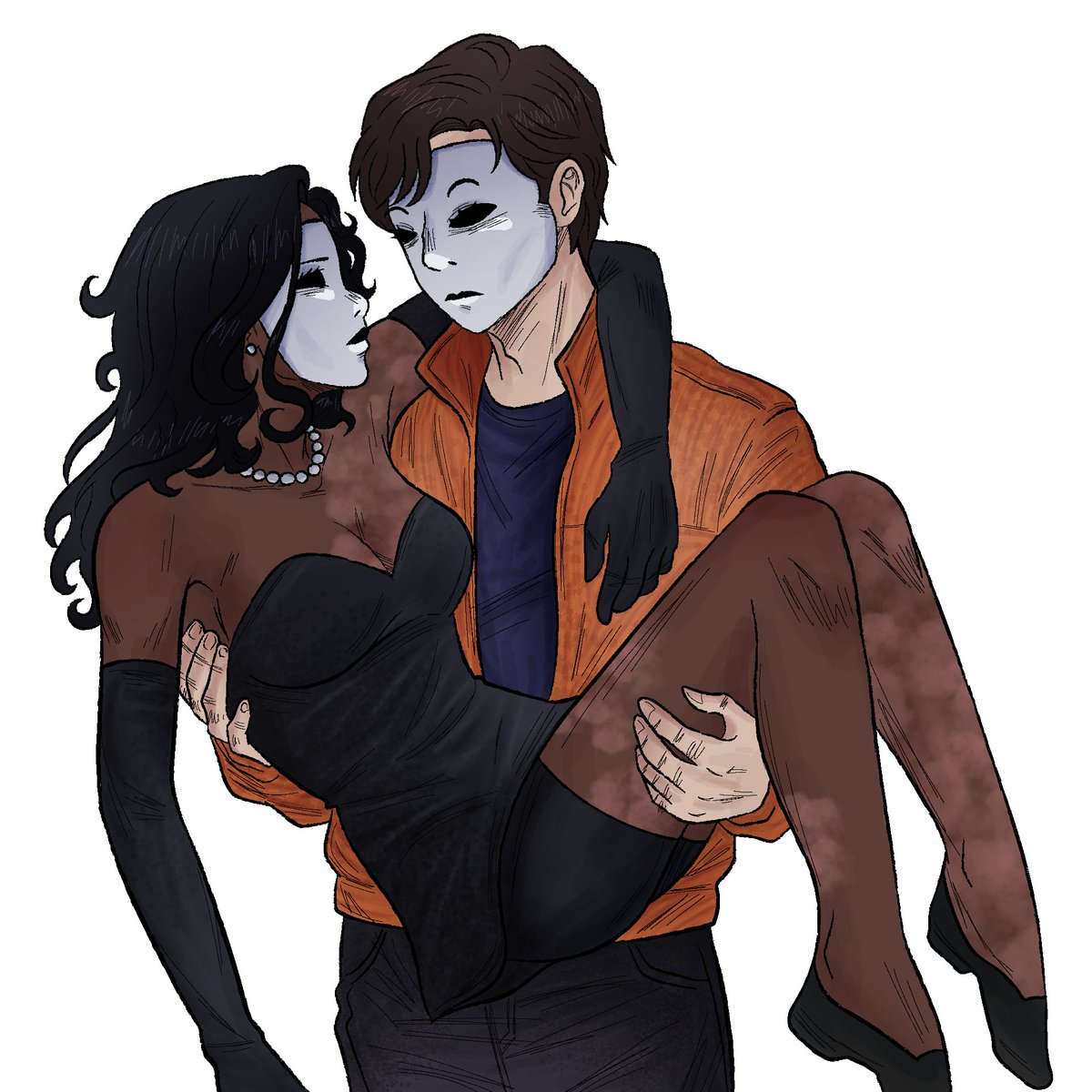 yuyulovejtk's tweet photo. UN DÍA TARDE PERO ESQUE AYER NO TUVE TIEMPOOOO, Jane y Masky con Jeff y Kate, no me pude decidir así que hice a un The Killer con un Proxy cada uno porque son hermanitos y así jejeje 
#crptwt #creepytober #creepypasta #jeffthekiller #katethecheaser #janethekiller #masky https://t.co/fiYa9boQgh