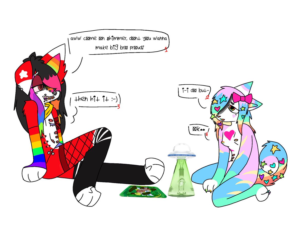R3D40SPARKLED0G's tweet photo. Drawing of me and my sister :-) https://t.co/cVjvl6wRbX