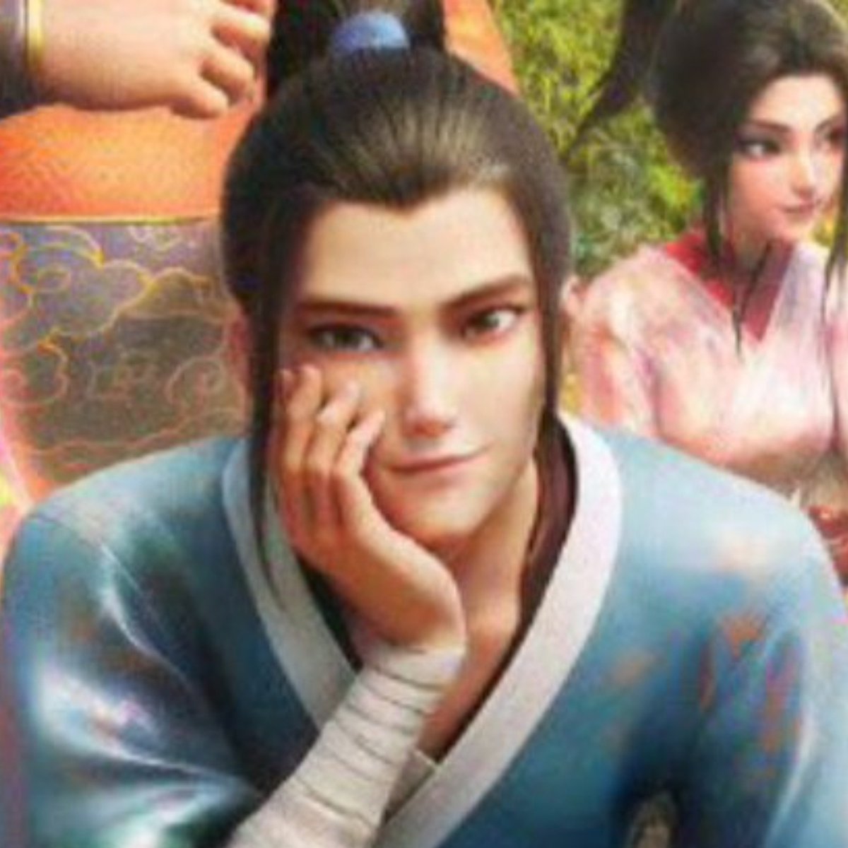 m3owqingx's tweet photo. me cura saber que o lü dongbin da os sorrisos mais sinceros quando tá perto do zhongli quan🥹🥹 https://t.co/Ovx57nR9yw