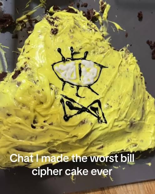 CipherIRLfeats's tweet photo. But amongst the cakes
One that doesn’t fit in lays
He may be smushed 
To the brink he has been pushed
“The yellow isn’t even that light!”
He cried, as he begged for you to take a bite. https://t.co/eQ8yqXajBM