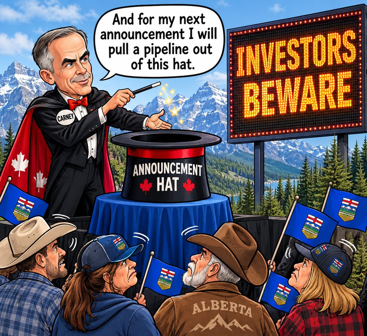 AlbertaStrong65's tweet photo. Good Afternoon Alberta!!!
MOU signed with Carney on Nov. 27th.
UCP AGM started Nov. 28th.
🤔
Pacific Link announcement Oct. 1st.
Referendum Oct. 19th.
🤔
You can call me a dumb redneck if you like.
But I smell a rat. https://t.co/JB4JZkDSK0