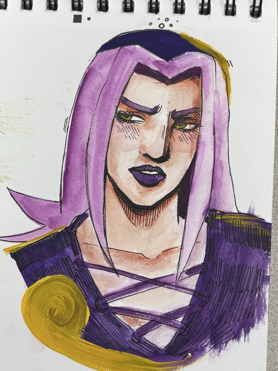 sweet1dful's tweet photo. abbacchio from class #jjba https://t.co/FHpH994E2j