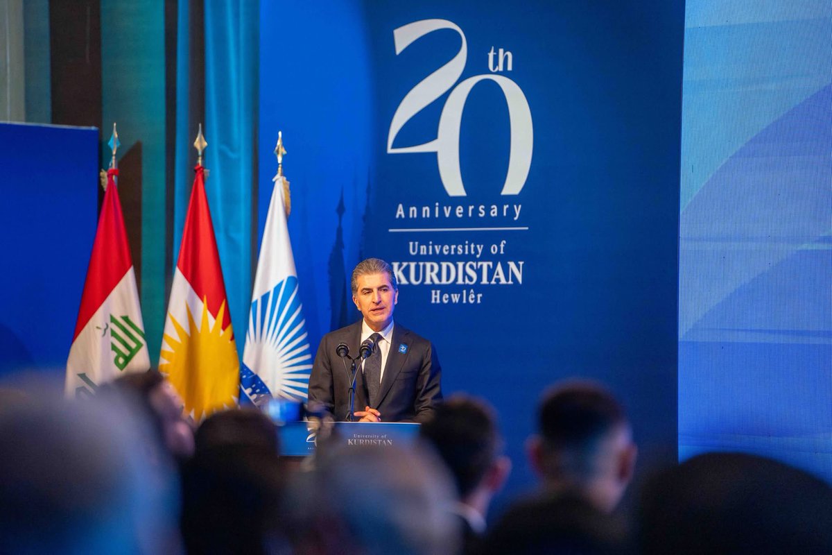 UKH_official's tweet photo. English-کوردی

University of Kurdistan Hewlêr Marks Its 20th Anniversary 

The University of Kurdistan Hewlêr (UKH) marked the 20th anniversary of its establishment with a ceremony attended by the Founder of UKH, H.E. Nechirvan Barzani, the Chancellor of the University, Idris Nechirvan Barzani, the President of UKH, members of the governing board, diplomats, students, and alumni. 

During the ceremony, the Founder of the University reflected on the vision behind the establishment of UKH, stating: “I believe that the best investment we can possibly make is in education and in our nation. And therefore, we established the University of Kurdistan Hewlêr”

The ceremony also highlighted UKH’s journey and key stages of development over the past two decades. Attendees were introduced to the University’s contribution to the development of the Kurdistan Region, as well as the role of its graduates in leading and managing institutions, serving their communities, and contributing to society through education and knowledge. 

The University of Kurdistan Hewlêr opened its doors to students in 2006 as a public, non-profit, English-medium university. Over the past 20 years, UKH has prepared more than 3,700 graduates for professional careers and leadership roles in institutions at both national and international levels. 

Today, more than 3,200 students are pursuing their education at UKH across four schools: the School of Social Sciences, School of Science and Engineering, School of Management and Economics, and School of Medicine.

یادی دامەزراندنی ٢٠ ساڵەی زانکۆی کوردستان هەولێر  

لە ڕێوڕەسمێکدا بە ئامادەبوونی دامەزرێنەری زانکۆی کوردستان هەولێر ڕێزدار (نێچیرڤان بارزانی) و ڕاوێژکاری زانکۆ بەڕێز (ادریس نێچیرڤان بارزانی) و سەرۆکی زانکۆ و دەستەی ئەمینداران و دیبلۆماتکاران و قوتابییان و دەرچووان، زانکۆی کوردستان هەولێر یادی ٢٠ ساڵەی دامەزراندنی ئەنجام دا. 

لە میانەی ڕێوڕەسمەکەدا دامەزرێنەری زانکۆی کوردستان هەولێر ئاماژەی بەوەدا کە “بڕوام وایە کە گرنگترین وەبەرهێنان بتوانین بیکەین، وەبەرهێنانە لە زانست و له‌ نيشتماندا. لەبەر ئەوەش بوو زانکۆی کوردستان هەولێرمان دامەزراند”. لە هەمان کاتدا کار و چالاکی و قۆناغەکانی گەشەسەندنی زانکۆ خرانە ڕوو و ئامادەبووان ئاشنا بوون بە کاریگەری زانکۆی کوردستان هەولێر لە پڕۆسەی گەشەسەندنی هەرێمی کوردستان و بەشداری دەرچووان لە بەڕێوەبردن و سەرکردایەتی دامەزراوەکان و خزمەت کردنی کۆمەڵگە لە ڕێگەی پەروەردە و زانستەوە. 

زانکۆی کوردستان هەولێر زانکۆیەکی حکومی قازانج نەویستە کە زمانی فێرکردن تێیدا زمانی ئینگلیزیە و لە ساڵی ٢٠٠٦ دەرگای بەڕووی فێرخوازاندا کردەوە. لە ماوەی ٢٠ ساڵی ڕابردوو زیاتر لە ٣٧٠٠ دەرچووی ئامادەی بازاڕی کار و سەرکردایەتی دامەزراوەکانی لە سەر ئاستی ناوخۆیی و نێودەوڵەتی کردووە و لە ئێستادا زیاتر لە ٣٢٠٠ قوتابی ئامادەی پرۆسەی پەروەردەن لە زانکۆ لە چوارچێوەی هەریەک لە کۆلێژەکانی زانستە مرۆییەکان، زانست و ئەندازیاری، بەڕێوەبردن و ئابووری و کۆلێژی پزیشکی.