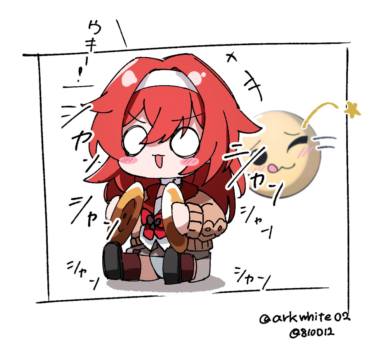 arkwhite02's tweet photo. シンバルおさる姫子ちゃん(高画質版)
#Himeko #姫子 #HonkaiStarRail https://t.co/U0wn5Crgpz