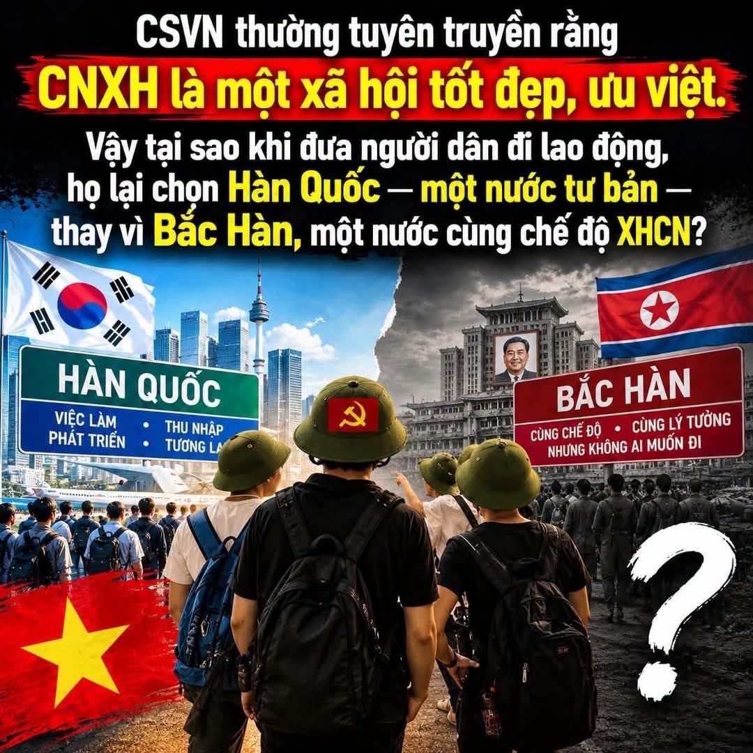 VietPhiTrung's tweet photo. * Ờ, sao không sang Bắc Hàn, Trung Quốc … lao động mà chọn sang bọn giãy hoài không chớt?

- Giãy hoài không chớt nó có Đô-la ! https://t.co/nFttMhRz0l