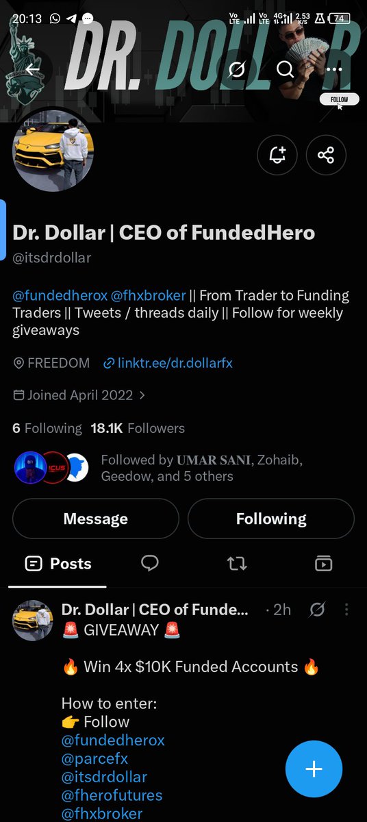 Newmoney010's tweet photo. @itsdrdollar @FundedHeroX @parcefx @fherofutures @fhxbroker All is done sir ✅ https://t.co/MUn3zAfftG