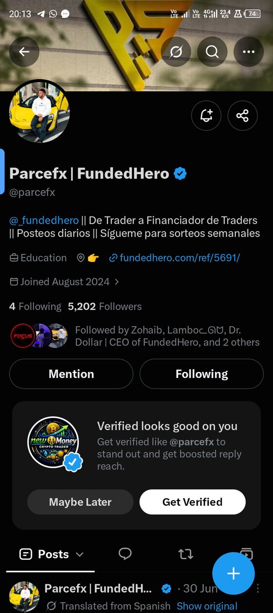 Newmoney010's tweet photo. @itsdrdollar @FundedHeroX @parcefx @fherofutures @fhxbroker All is done sir ✅ https://t.co/MUn3zAfftG