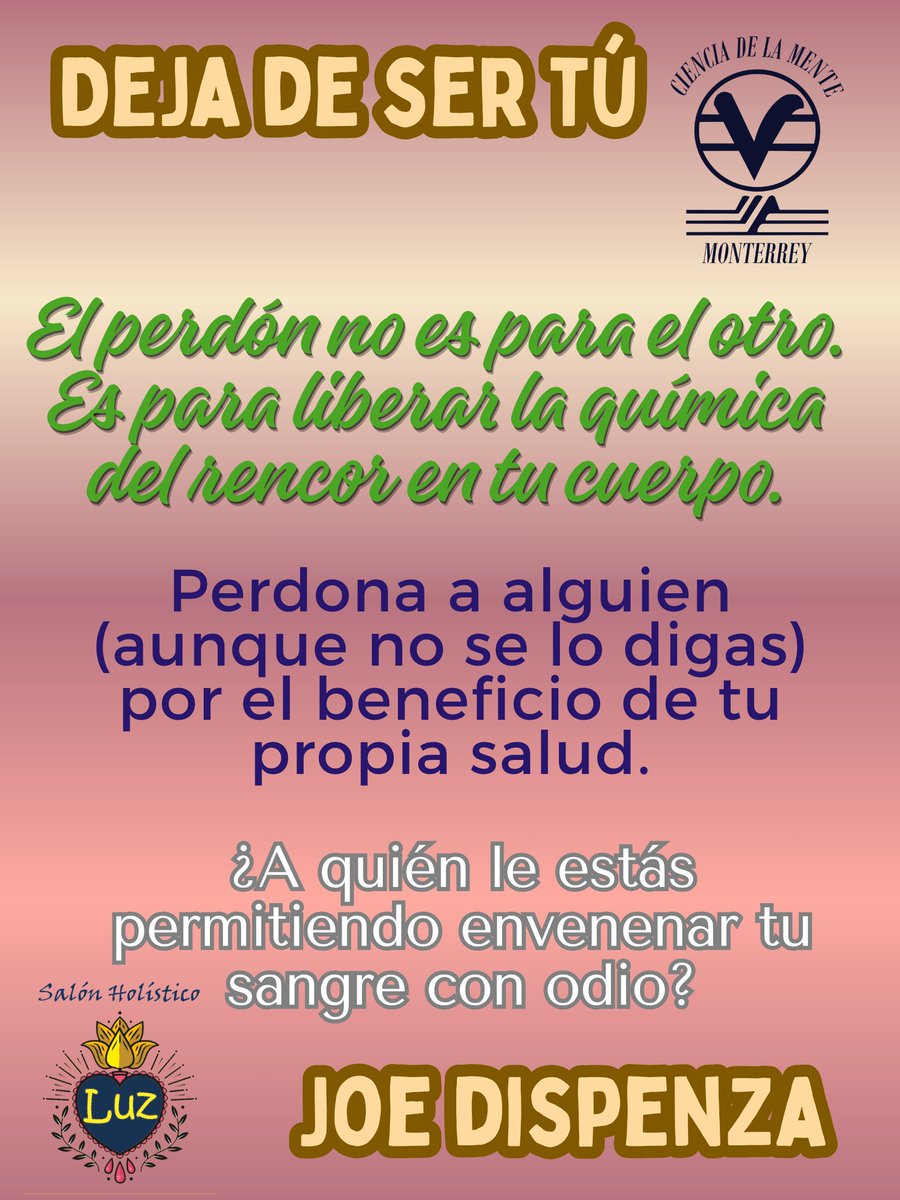 ElPoderEnTi's tweet photo. ¿A quién le estás permitiendo envenenar tu sangre con odio? https://t.co/vJNsVOhcRD