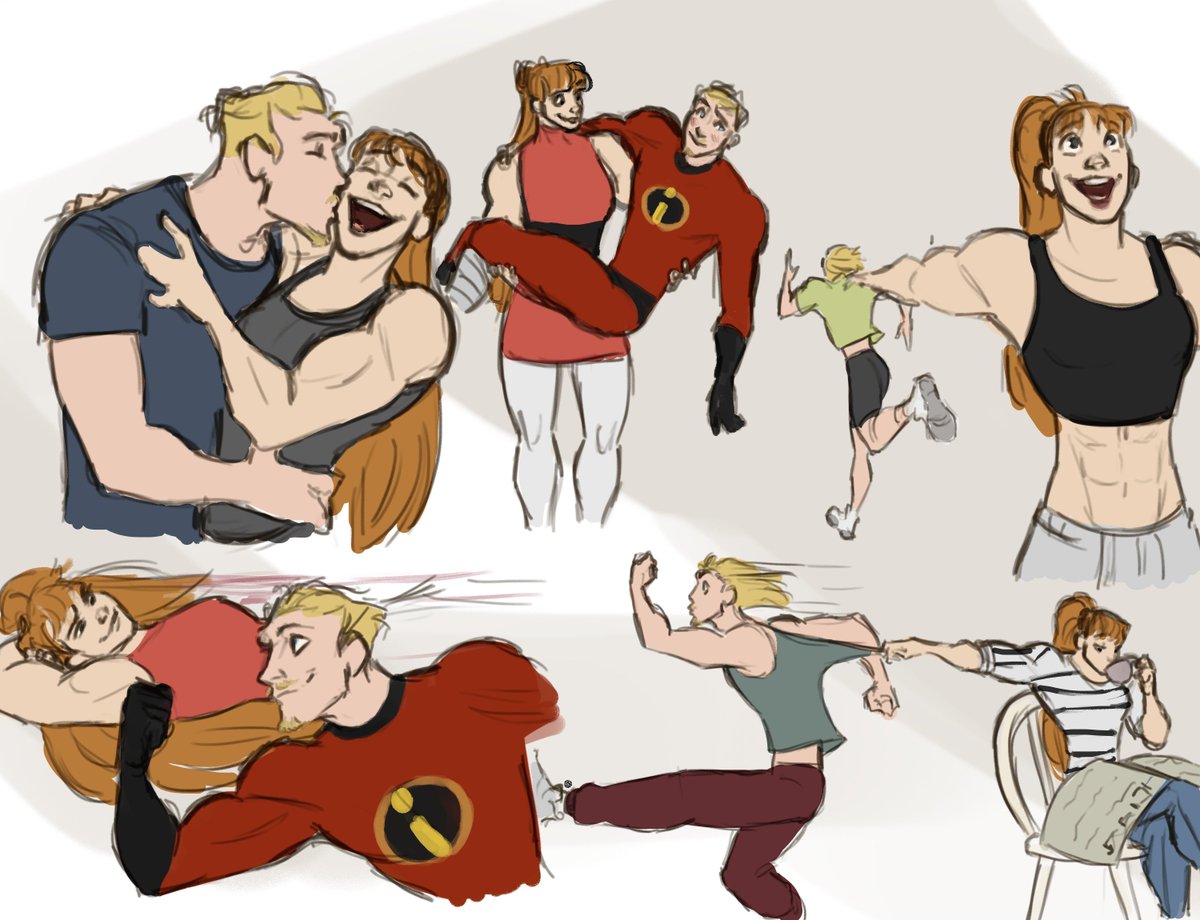 CDubDaOne's tweet photo. @ItsHussypuss Doodles of Dash Parr (Incredibles) x Blossom (PPG)

The third pic I didn't get a doodle of but definitely should have cause it matches their vibe 😂

#PPG #PowerpuffGirls #Incredibles https://t.co/f9DBC0NyfI