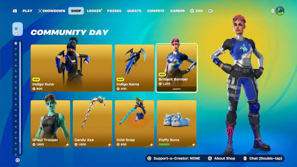 liamxttOnX's tweet photo. Would this beat the community shop?🧐
I still think brilliant and indigo coming back is crazy😭
#fortnite #fortnitefyp #fortniteleaks #liamxtt https://t.co/DWgnff4DsV