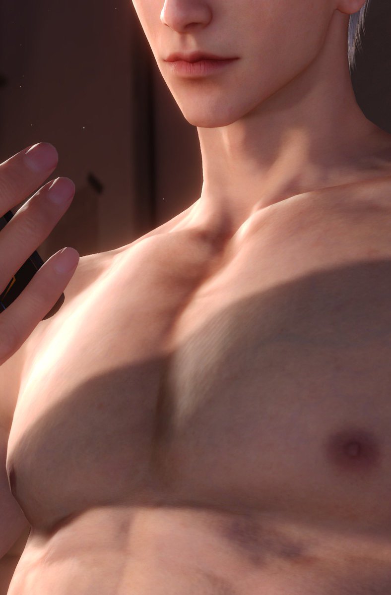 stayrusimp's tweet photo. the first thing i look at in a man is his heart. the fact that his tits are in front of his heart is NOT my fault https://t.co/eApe0ab2eW
