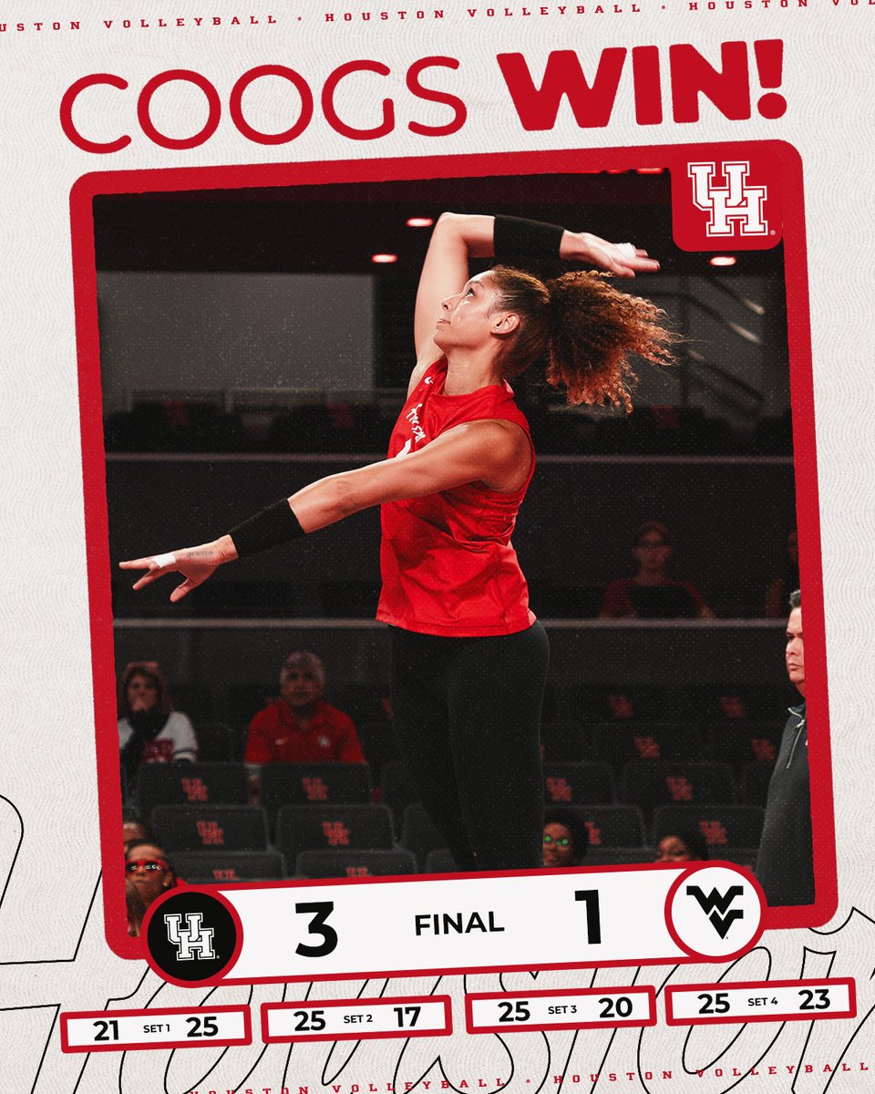UHCougarVB's tweet photo. Three in a ROWWW!!! https://t.co/K40cNnkHbf