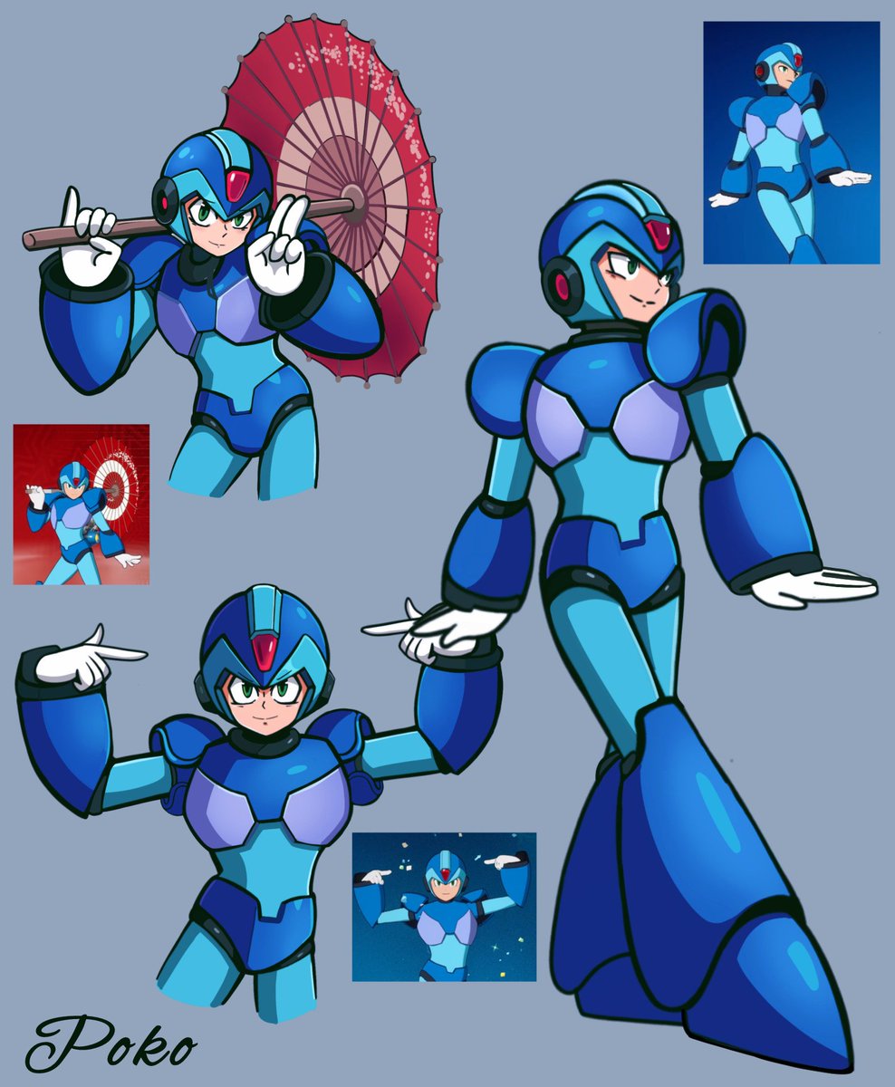 Poko589's tweet photo. Megaman X en  Fornite . https://t.co/X7T7TFDvGM