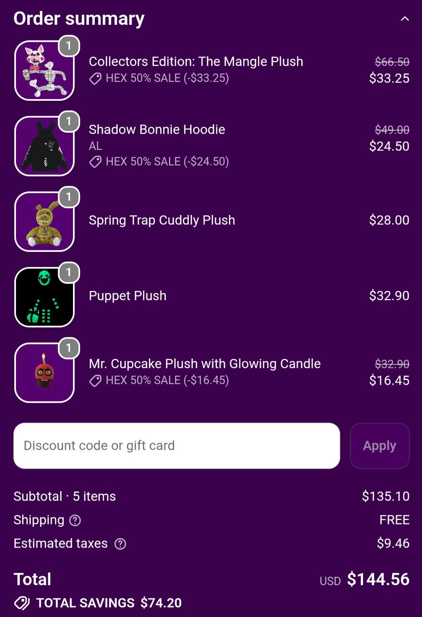 PUMPKATT_666's tweet photo. 🍂.

Thinking about getting some stuff off the hex store due to their sale 🤔 https://t.co/WKbjBquS5G
